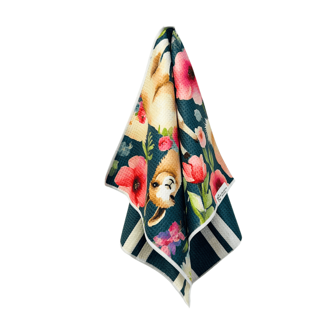 Too Pretty to Spit | Waffle Weave Microfiber Towels Kitchen & Bath Hand Towels Reversible Hand Towel | Towel Collective | Cody, WY