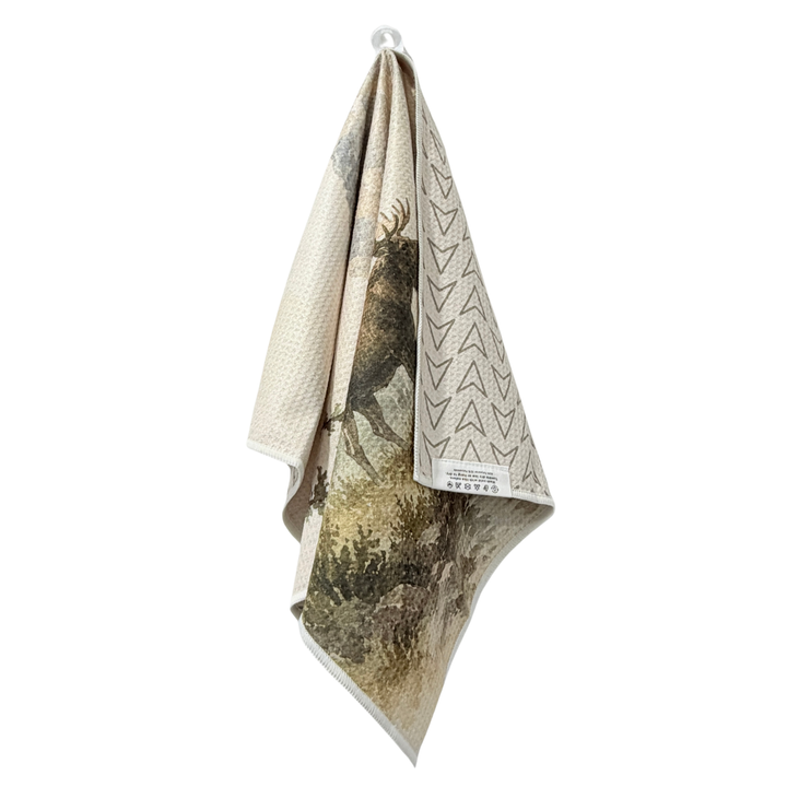 Stillwater Moose | Waffle Weave Microfiber Towels Kitchen & Bath
