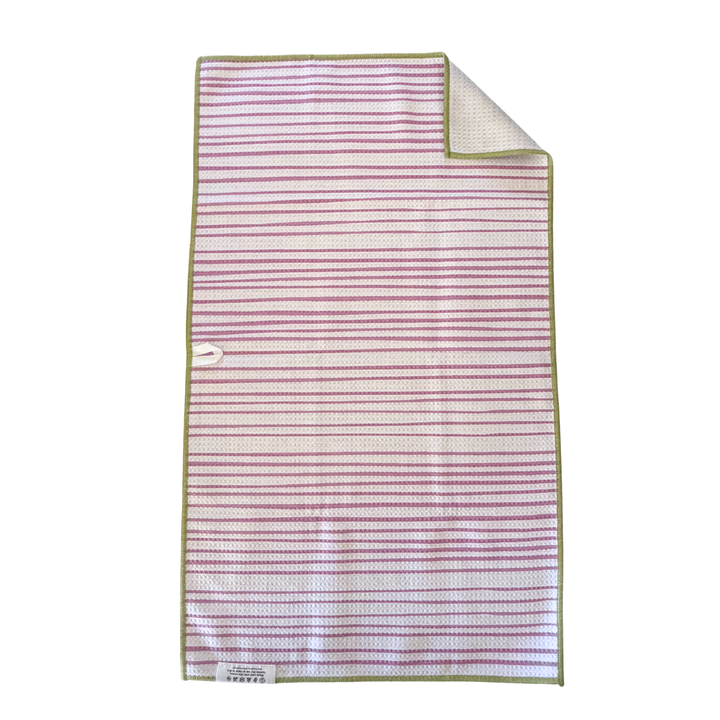 Lilac Lines | Waffle Weave Microfiber Towels Kitchen & Bath
