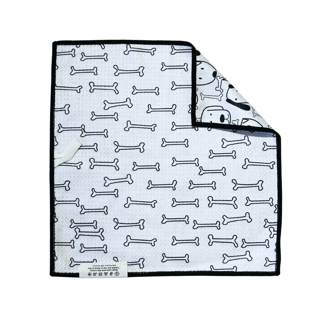 Dogtastic | Waffle Weave Microfiber Towels Kitchen & Bath Hand Towels Reversible Hand Towel | Towel Collective | Cody, WY