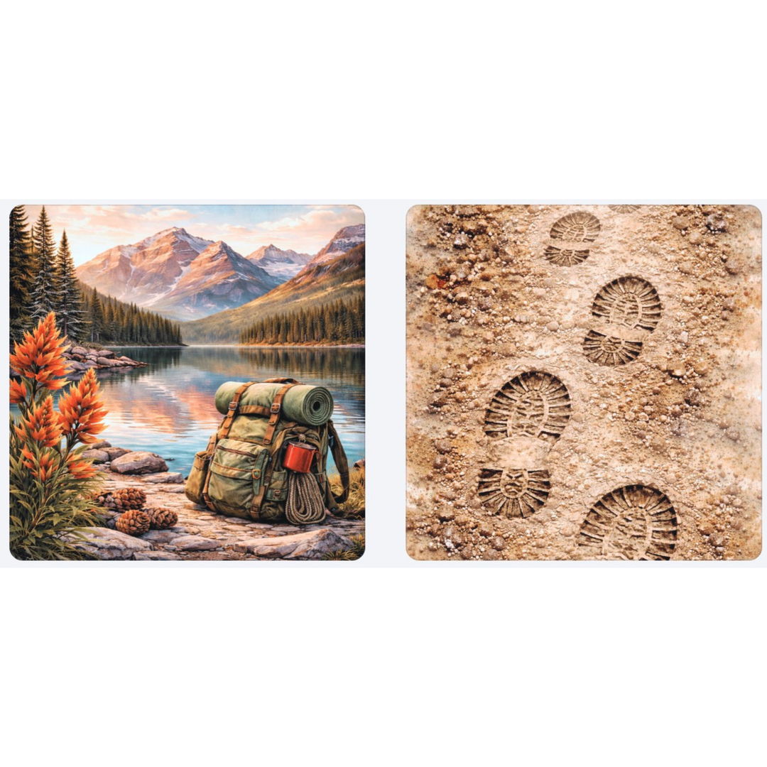 Follow the Ridgeline | Waffle Weave Microfiber Towels Kitchen & Bath