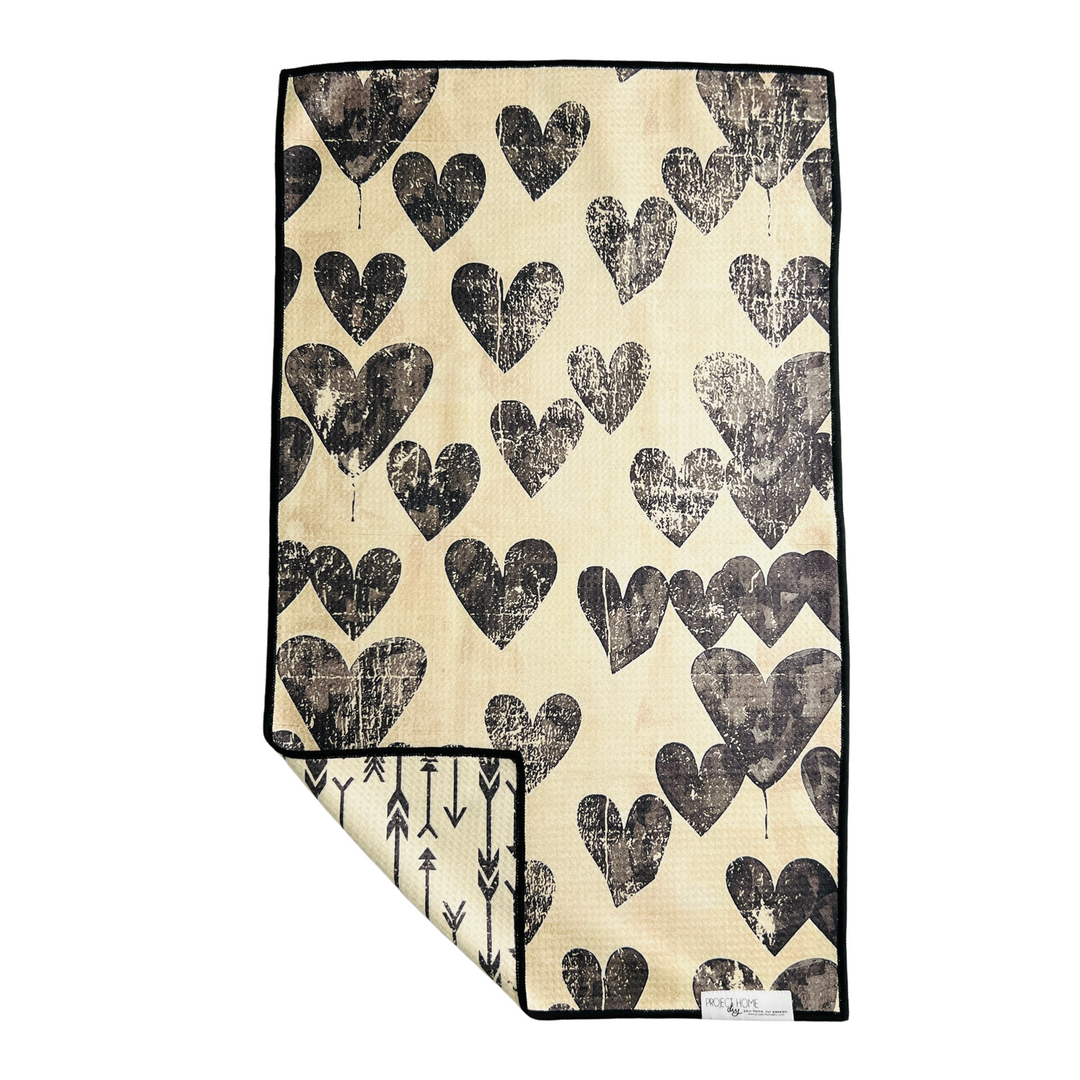 Makes Me Quiver | Waffle Weave Microfiber Towels Kitchen & Bath Hand Towels Reversible Hand Towel | Towel Collective | Cody, WY