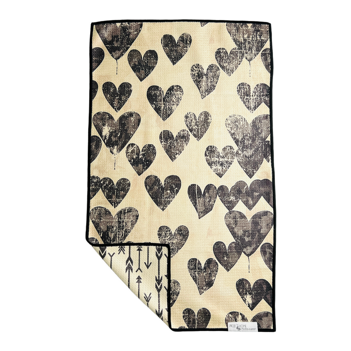 Makes Me Quiver | Waffle Weave Microfiber Towels Kitchen & Bath Hand Towels Reversible Hand Towel | Towel Collective | Cody, WY