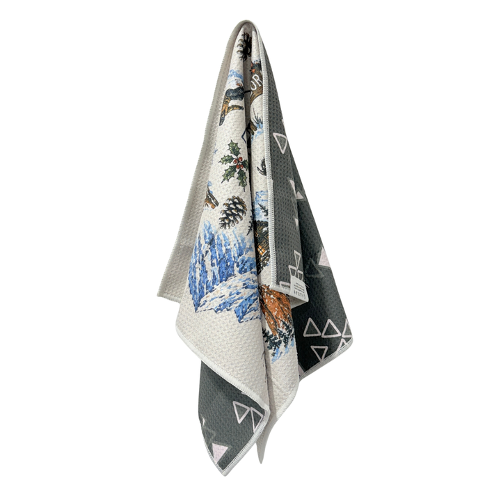 Colorado Winter | Waffle Weave Microfiber Towels Kitchen & Bath