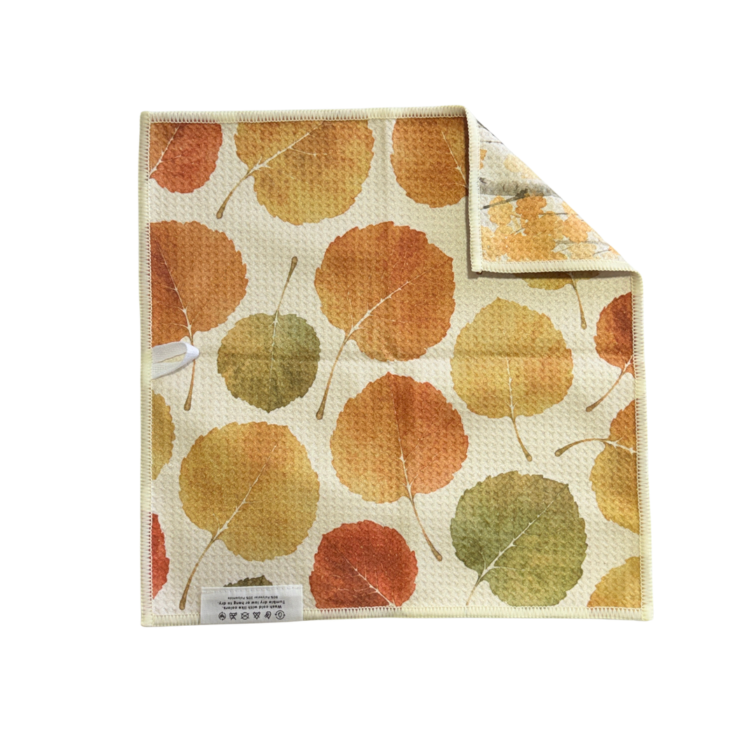 Falling Aspen | Waffle Weave Microfiber Towels Kitchen & Bath