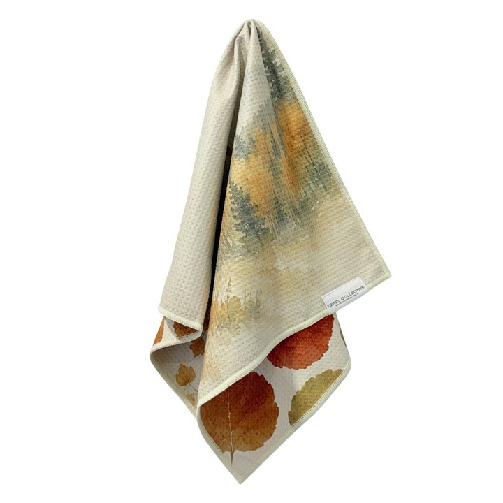 Falling Aspen | Waffle Weave Microfiber Towels Kitchen & Bath
