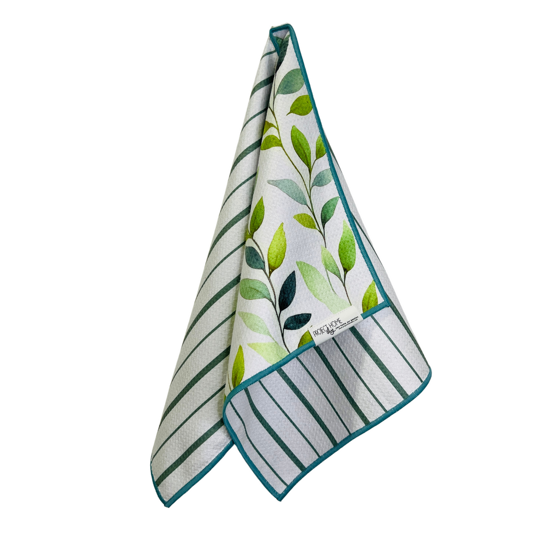 It's a Vine Time | Waffle Weave Microfiber Towels Kitchen & Bath Hand Towels Reversible Hand Towel | Towel Collective | Cody, WY