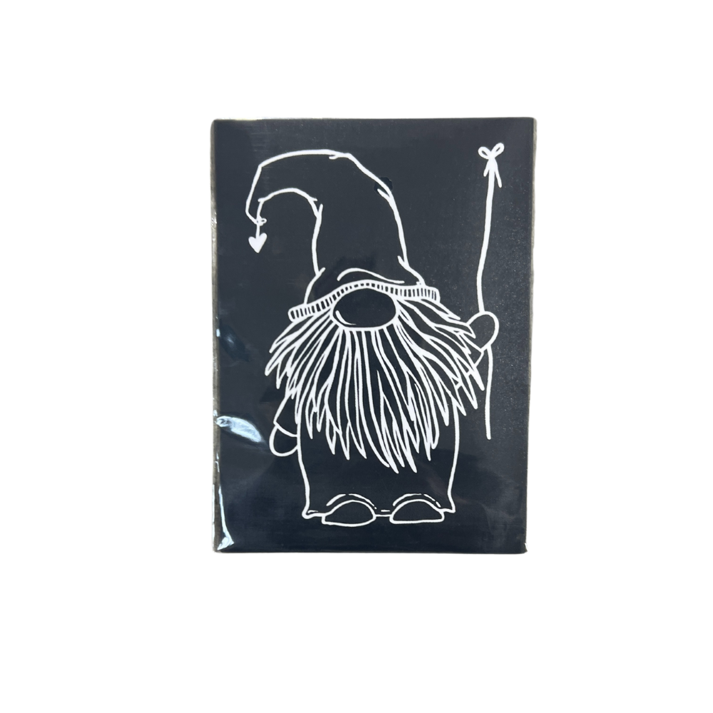 Reusable Gnome Stencil | Bulk Buy Decor Reversible Hand Towel | Towel Collective | Cody, WY