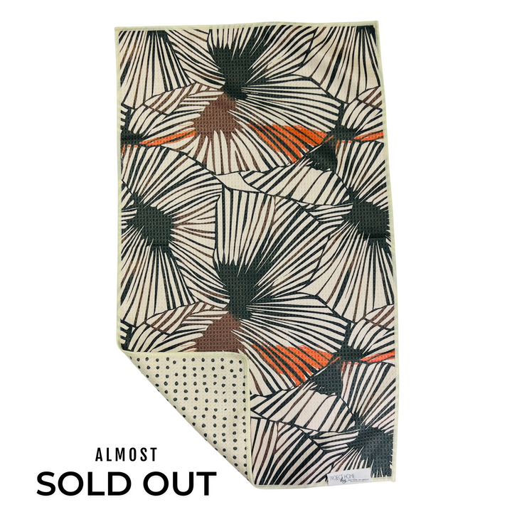 Palm Leaf | Waffle Weave Microfiber Towels Kitchen & Bath Hand Towels Reversible Hand Towel | Towel Collective | Cody, WY