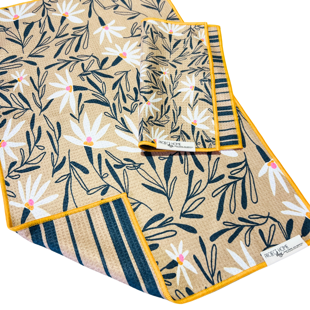 Daisy Do | Waffle Weave Microfiber Towels Kitchen & Bath Hand Towels Reversible Hand Towel | Towel Collective | Cody, WY