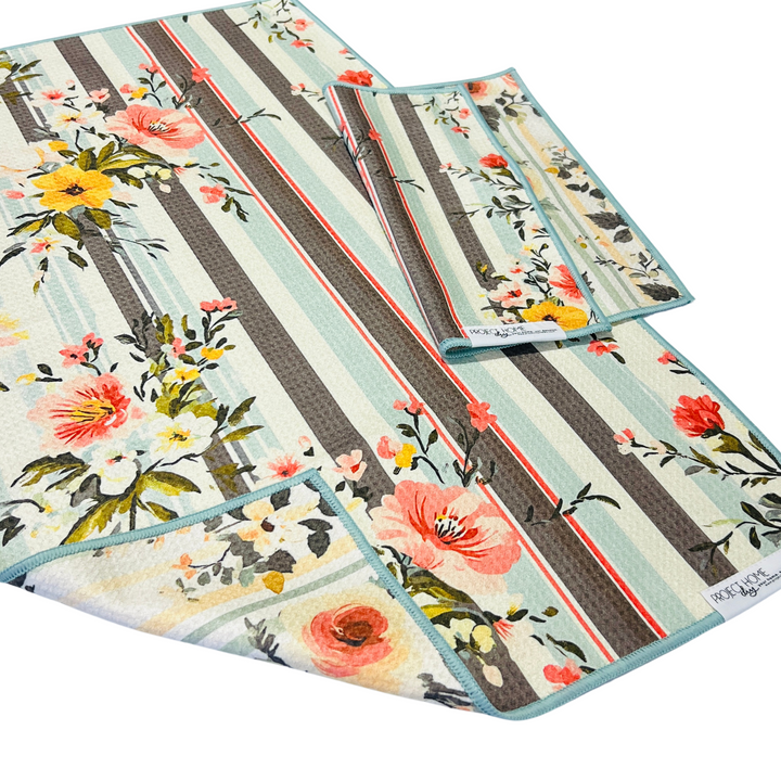 Farmhouse Blue | Waffle Weave Microfiber Towels Kitchen & Bath Hand Towels Reversible Hand Towel | Towel Collective | Cody, WY