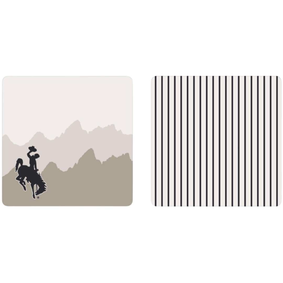 Neutral Cowboy | Waffle Weave Microfiber Towels Kitchen & Bath - Washcloth Reversible Hand Towel | Towel Collective | Cody, WY