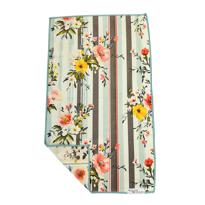 Farmhouse Blue | Waffle Weave Microfiber Towels Kitchen & Bath Hand Towels Reversible Hand Towel | Towel Collective | Cody, WY