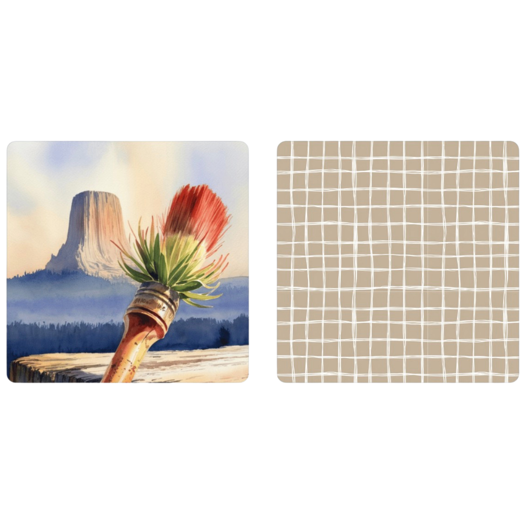 "Paintbrush" | Waffle Weave Microfiber Towels Kitchen & Bath Hand Towels Reversible Hand Towel | Towel Collective | Cody, WY