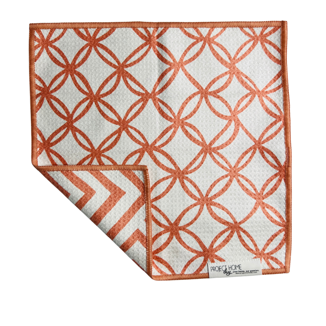 Subtle Spring Peach | Waffle Weave Microfiber Towels Kitchen & Bath Hand Towels Reversible Hand Towel | Towel Collective | Cody, WY