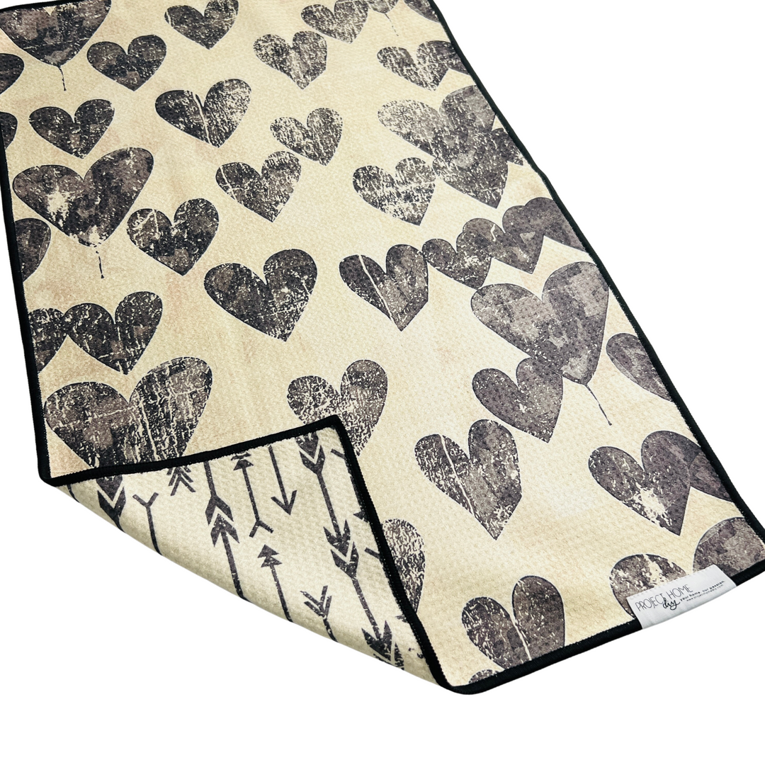 Makes Me Quiver | Waffle Weave Microfiber Towels Kitchen & Bath Hand Towels Reversible Hand Towel | Towel Collective | Cody, WY