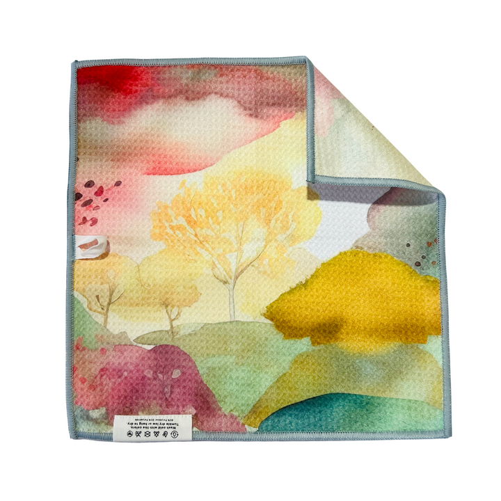 Jenny From the Highest Land | Waffle Weave Microfiber Towels Kitchen & Bath Hand Towels Reversible Hand Towel | Towel Collective | Cody, WY