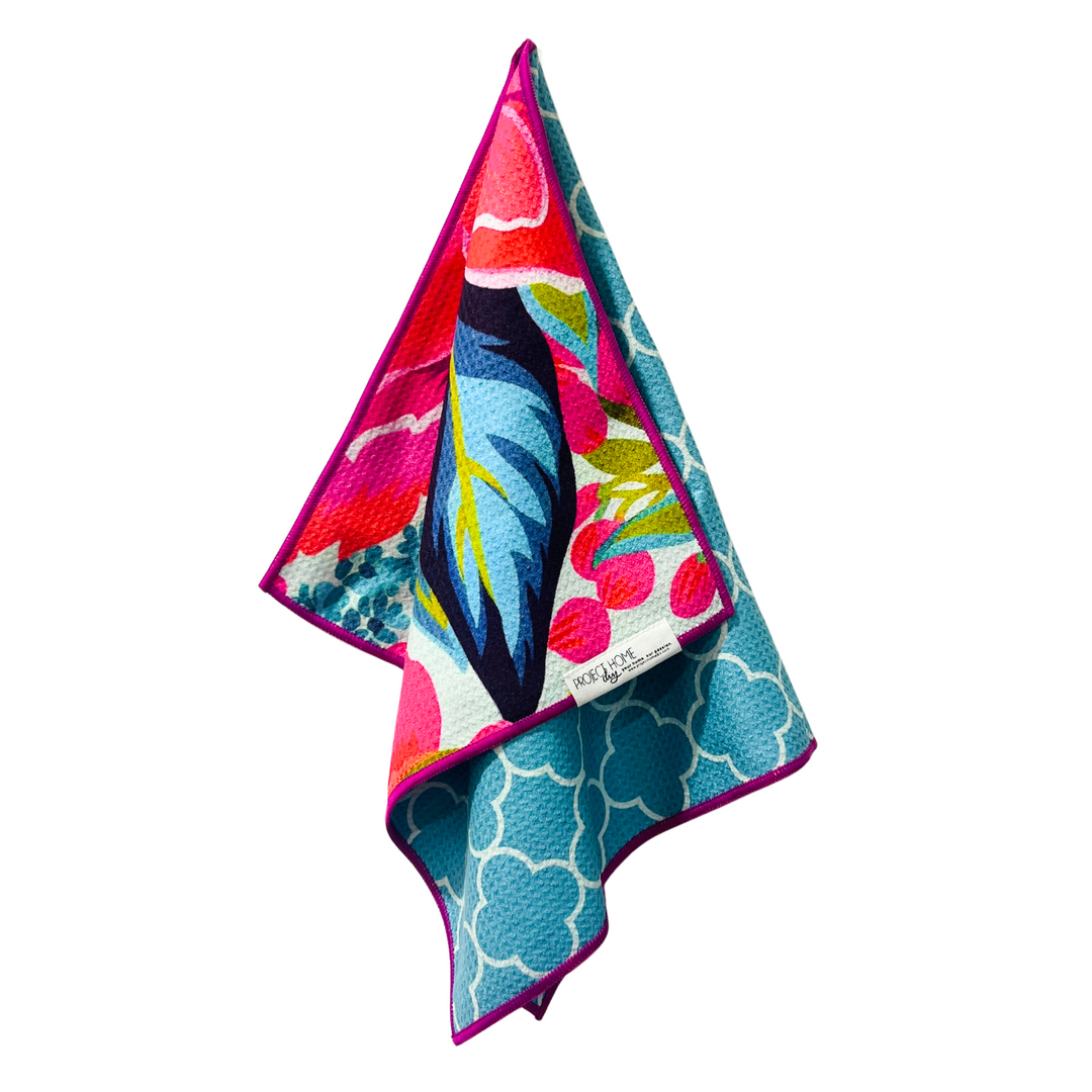 Flourish | Waffle Weave Microfiber Towels Kitchen & Bath Hand Towels Reversible Hand Towel | Towel Collective | Cody, WY