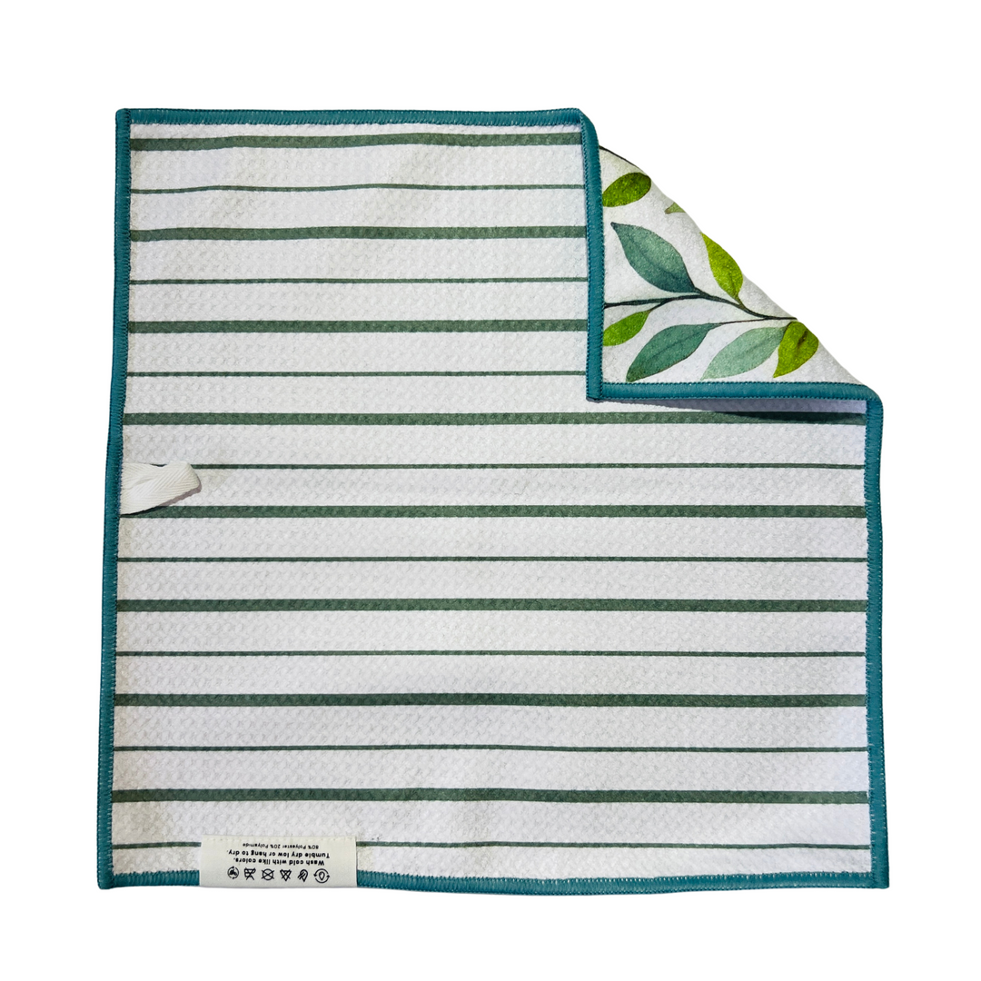It's a Vine Time | Waffle Weave Microfiber Towels Kitchen & Bath Hand Towels Reversible Hand Towel | Towel Collective | Cody, WY