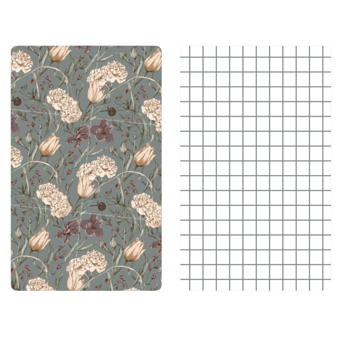 Apothecary Floral | Waffle Weave Microfiber Towels Kitchen & Bath Reversible Hand Towel | Towel Collective | Cody, WY