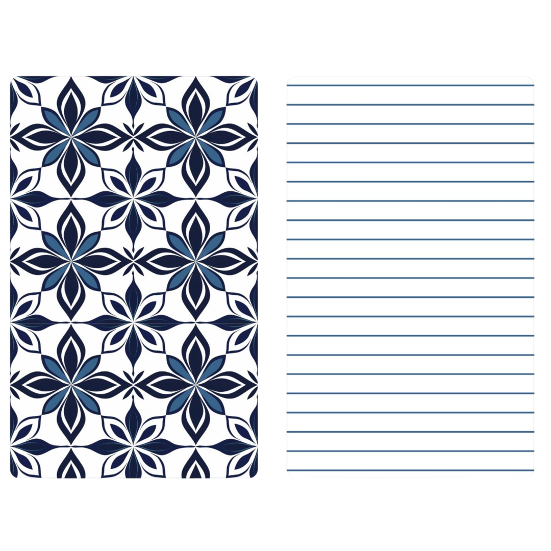 Navy Tiles | Waffle Weave Microfiber Towels Kitchen & Bath Hand Towels Reversible Hand Towel | Towel Collective | Cody, WY