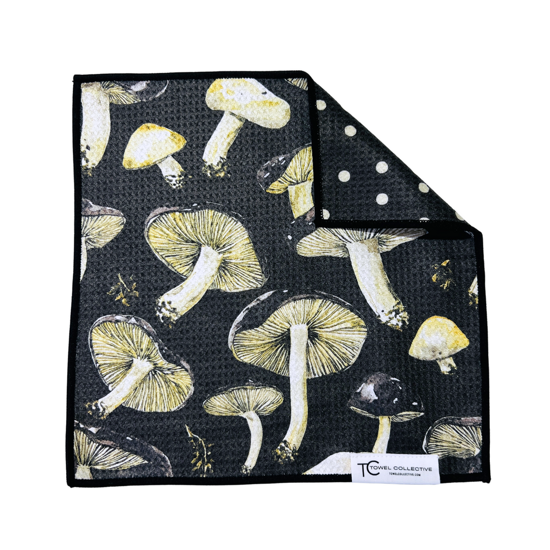 Fungi & Dot | Waffle Weave Microfiber Towels Kitchen & Bath Hand Towels Reversible Hand Towel | Towel Collective | Cody, WY