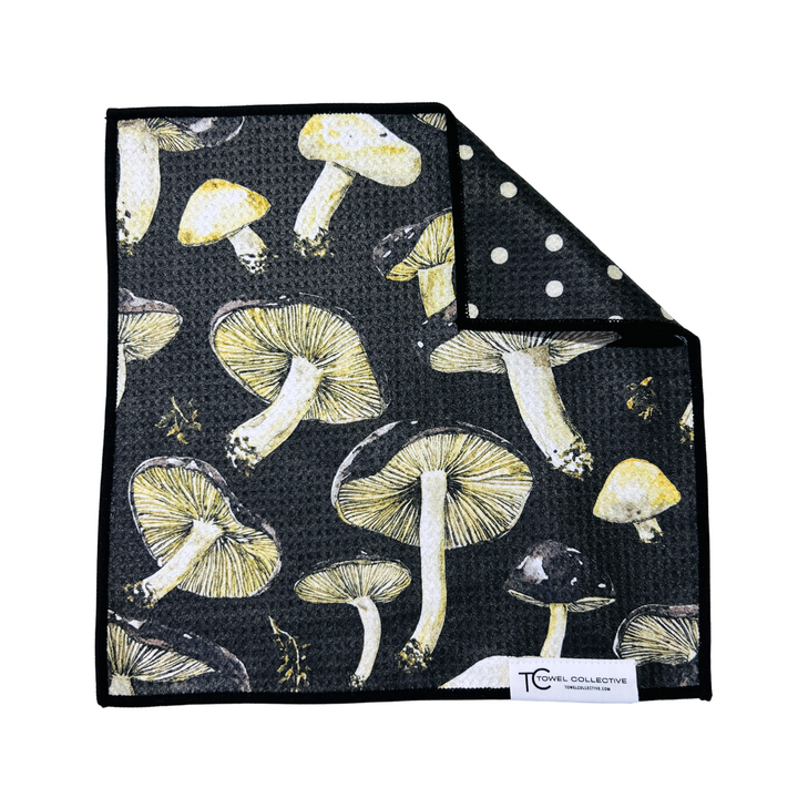 Fungi & Dot | Waffle Weave Microfiber Towels Kitchen & Bath Hand Towels Reversible Hand Towel | Towel Collective | Cody, WY