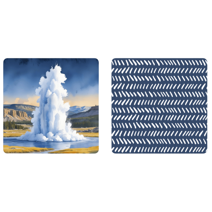 Old Faithful | Yellowstone Collection | Waffle Weave Microfiber Towels Kitchen & Bath Hand Towels Reversible Hand Towel | Towel Collective | Cody, WY