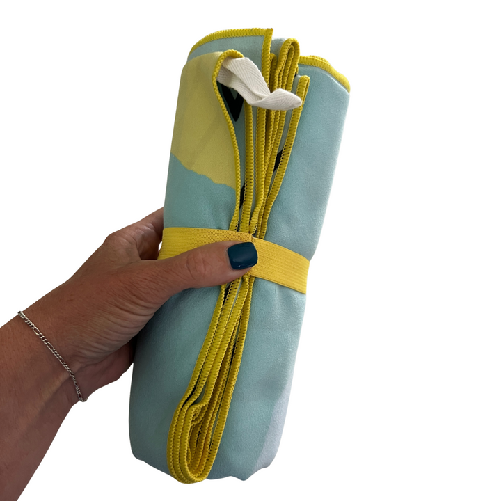 Wyoming Pool Towel | Suede Microfiber Beach Towel: Quick-Dry, Sand-Free, Absorbent, Lightweight Hand Towels Reversible Hand Towel | Towel Collective | Cody, WY