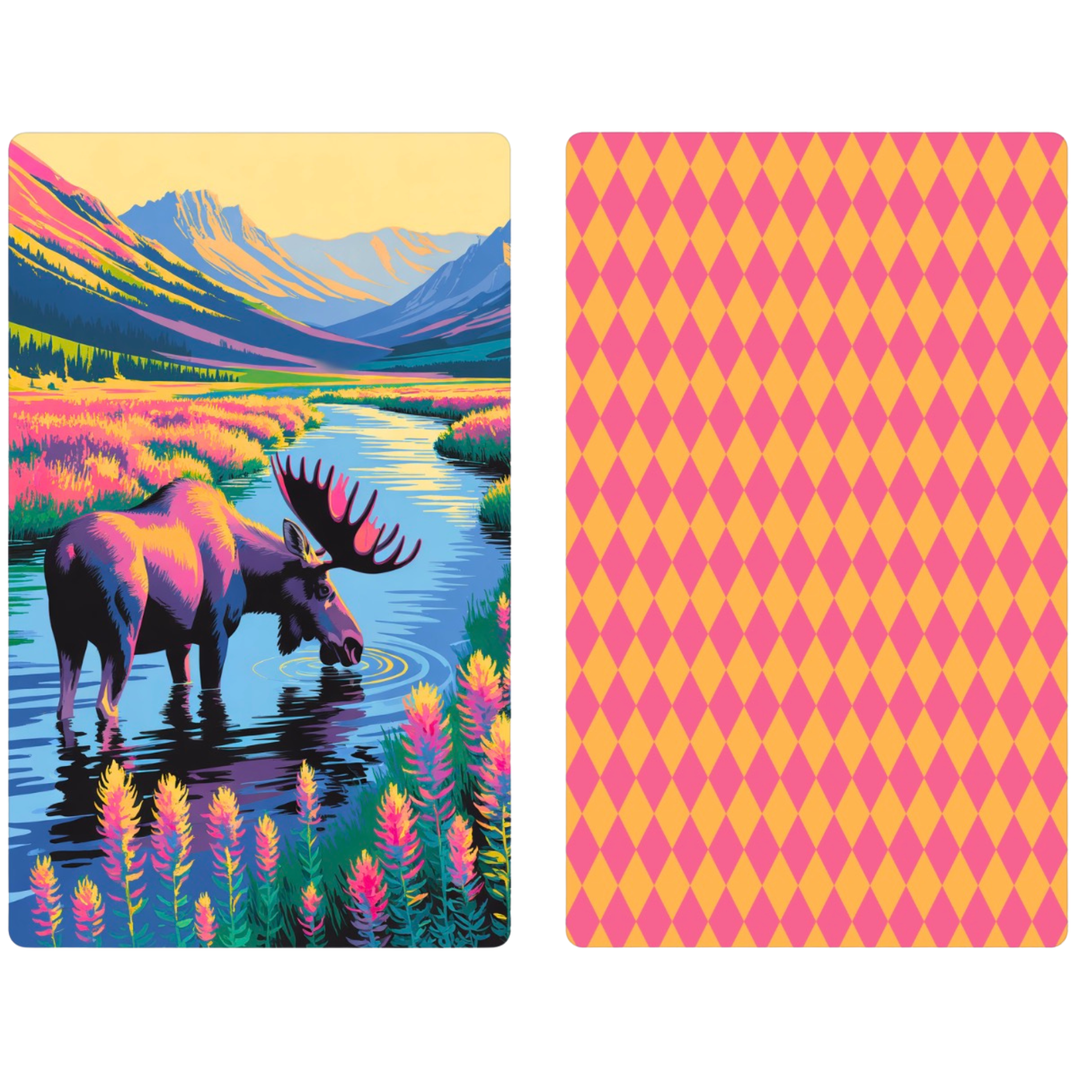 Wildlight Moose | Waffle Weave Microfiber Towels Kitchen & Bath