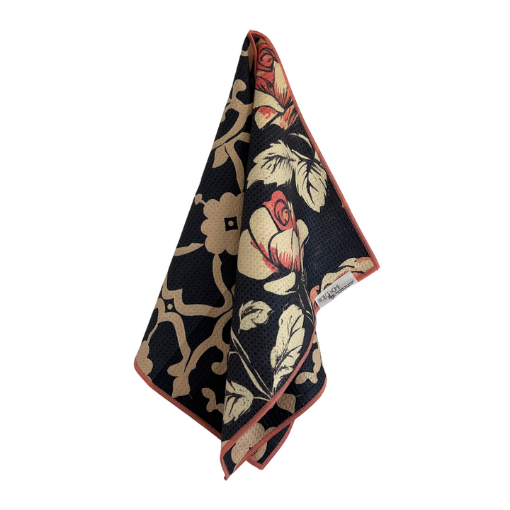 Rose All Day | Waffle Weave Microfiber Towels Kitchen & Bath Hand Towels Reversible Hand Towel | Towel Collective | Cody, WY