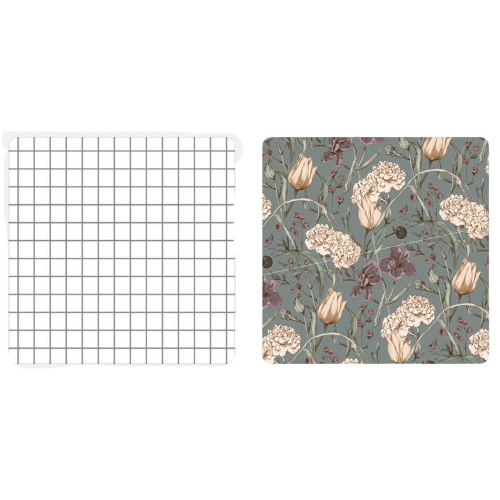 Apothecary Floral | Waffle Weave Microfiber Towels Kitchen & Bath Reversible Hand Towel | Towel Collective | Cody, WY