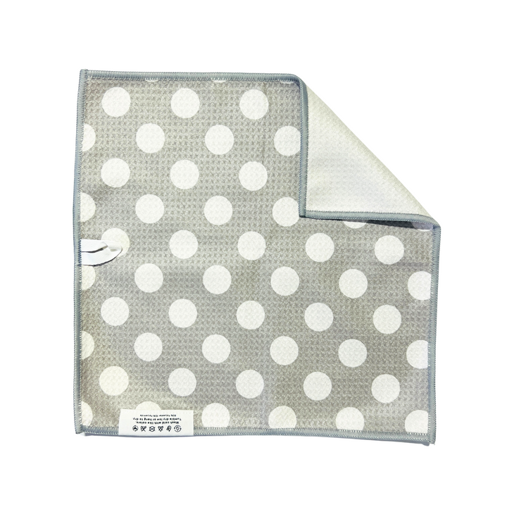 Polka Min | Waffle Weave Microfiber Towels Kitchen & Bath Hand Towels Reversible Hand Towel | Towel Collective | Cody, WY