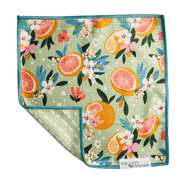 Orange Ya Glad | Waffle Weave Microfiber Towels Kitchen & Bath Hand Towels Reversible Hand Towel | Towel Collective | Cody, WY