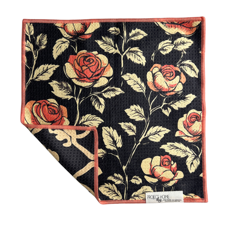 Rose All Day | Waffle Weave Microfiber Towels Kitchen & Bath Hand Towels Reversible Hand Towel | Towel Collective | Cody, WY