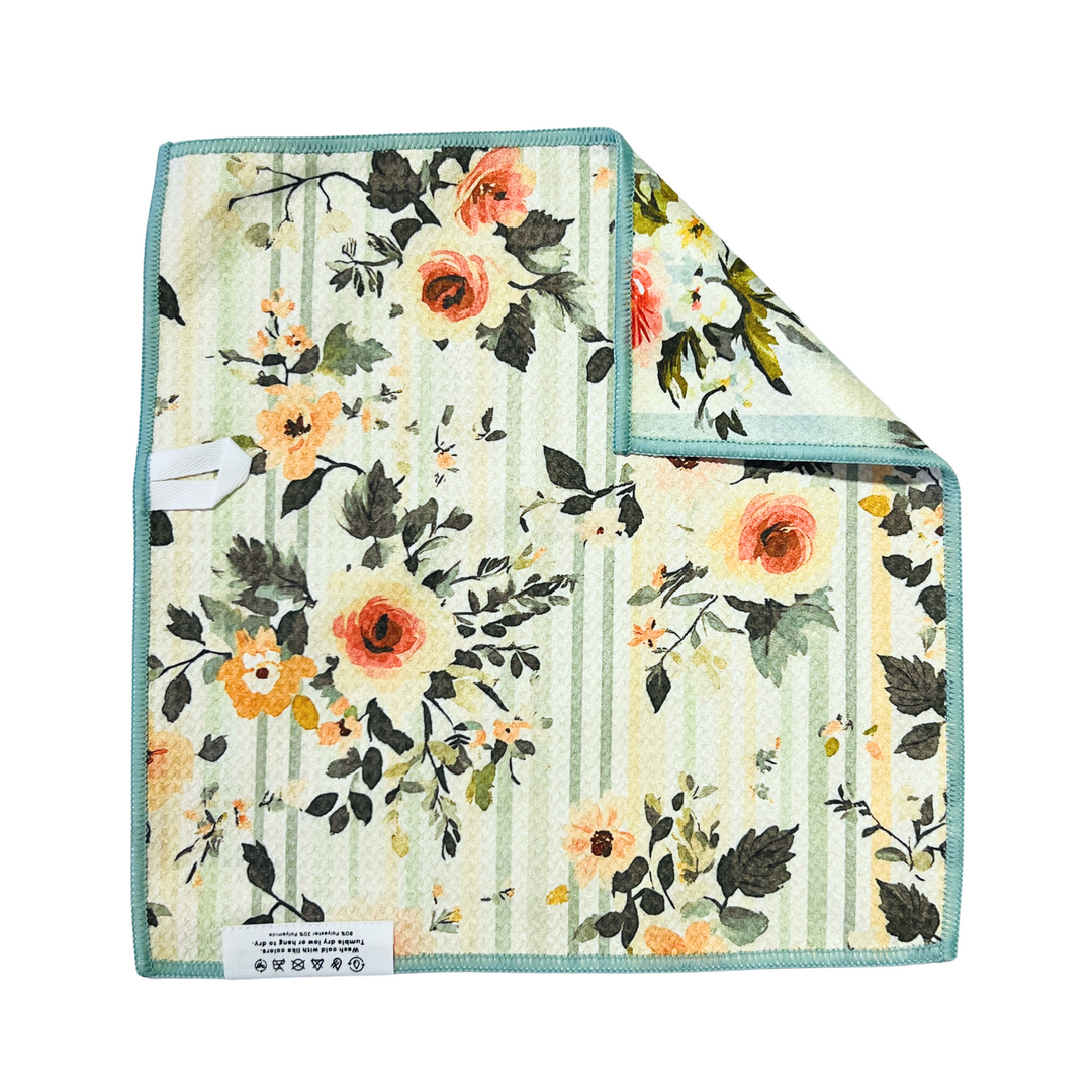 Farmhouse Blue | Waffle Weave Microfiber Towels Kitchen & Bath Hand Towels Reversible Hand Towel | Towel Collective | Cody, WY