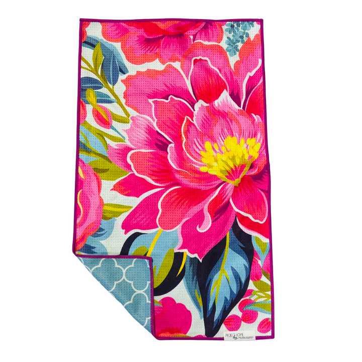 Flourish | Waffle Weave Microfiber Towels Kitchen & Bath Hand Towels Reversible Hand Towel | Towel Collective | Cody, WY