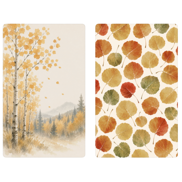 Falling Aspen | Waffle Weave Microfiber Towels Kitchen & Bath