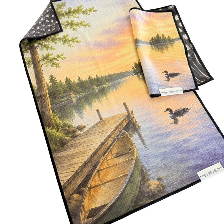 Looney | Waffle Weave Microfiber Towels Kitchen & Bath