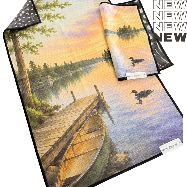 Looney | Waffle Weave Microfiber Towels Kitchen & Bath