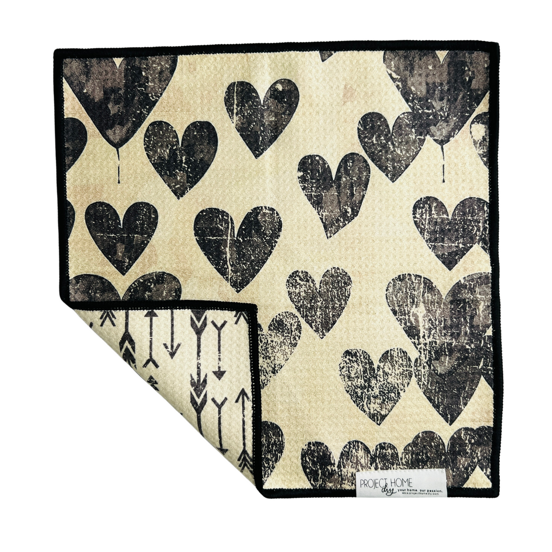 Makes Me Quiver | Waffle Weave Microfiber Towels Kitchen & Bath Hand Towels Reversible Hand Towel | Towel Collective | Cody, WY