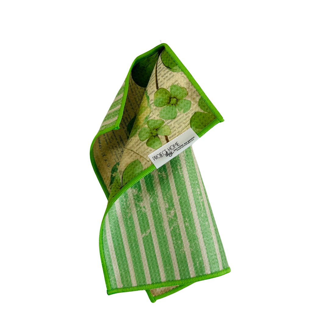 Sham Time Shamrock | Waffle Weave Microfiber Towels Kitchen & Bath Hand Towels Reversible Hand Towel | Towel Collective | Cody, WY