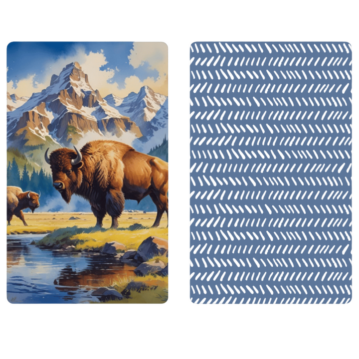 Tatonka Grand | Yellowstone Collection | Waffle Weave Microfiber Towels Kitchen & Bath Hand Towels Reversible Hand Towel | Towel Collective | Cody, WY