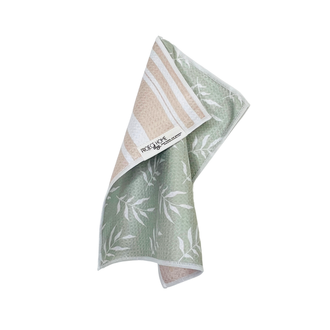 Pure Linen | Waffle Weave Microfiber Towels Kitchen & Bath Hand Towels Reversible Hand Towel | Towel Collective | Cody, WY