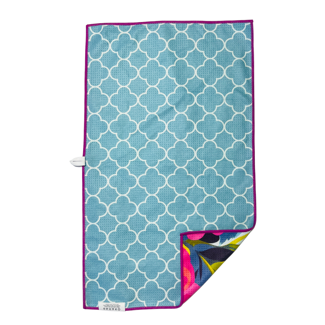 Flourish | Waffle Weave Microfiber Towels Kitchen & Bath Hand Towels Reversible Hand Towel | Towel Collective | Cody, WY