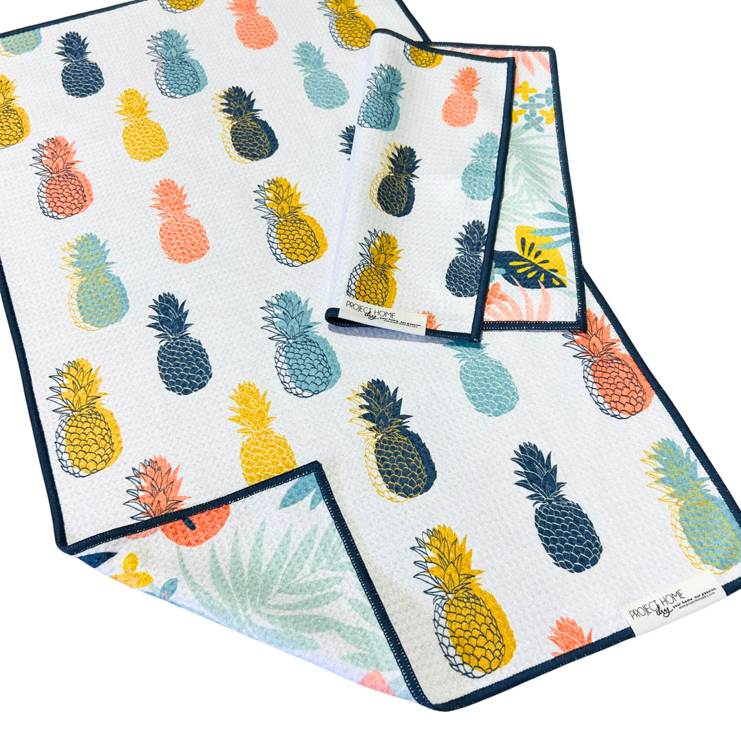 Pines & Palms | Waffle Weave Microfiber Towels Kitchen & Bath Hand Towels Reversible Hand Towel | Towel Collective | Cody, WY