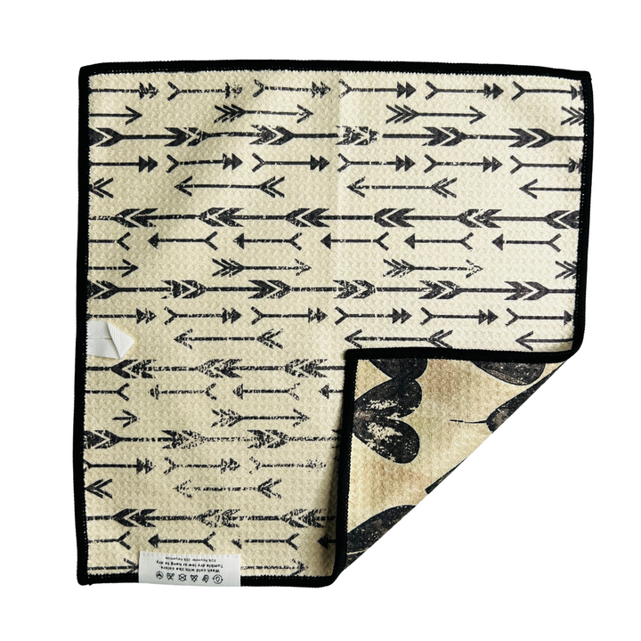 Makes Me Quiver | Waffle Weave Microfiber Towels Kitchen & Bath Hand Towels Reversible Hand Towel | Towel Collective | Cody, WY