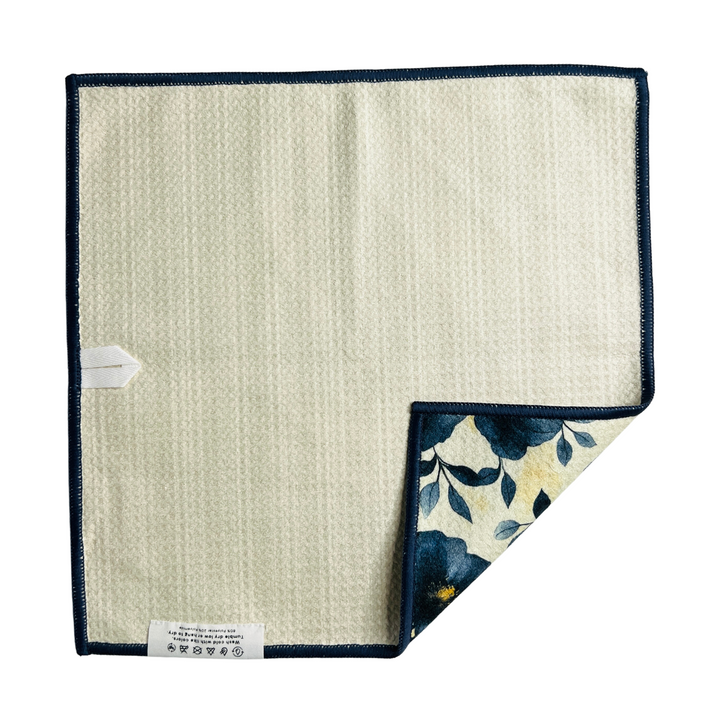 Black Floral | Waffle Weave Microfiber Towels Kitchen & Bath Hand Towels Reversible Hand Towel | Towel Collective | Cody, WY