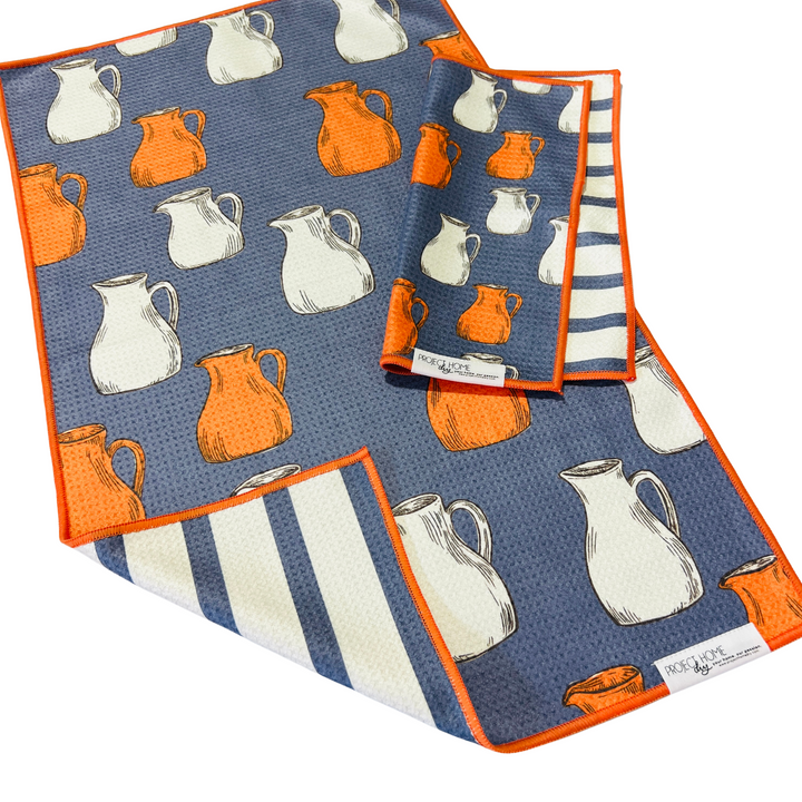 Milk Pot | Waffle Weave Microfiber Towels Kitchen & Bath Hand Towels Reversible Hand Towel | Towel Collective | Cody, WY