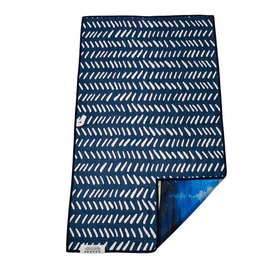 Grand Prismatic | Yellowstone Collection | Waffle Weave Microfiber Towels Kitchen & Bath Hand Towels Reversible Hand Towel | Towel Collective | Cody, WY